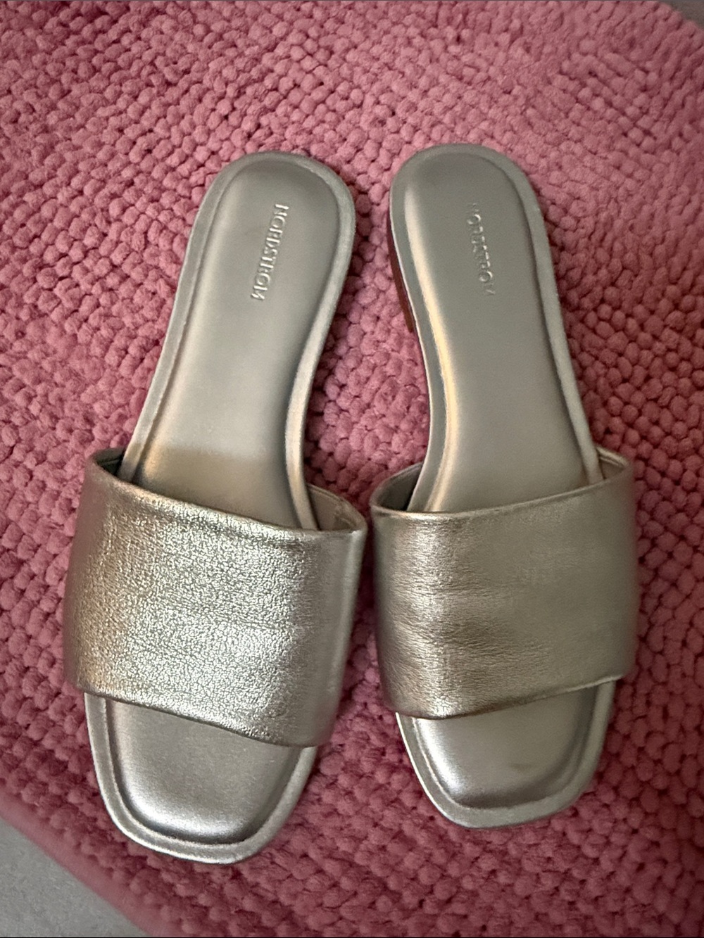 Nordstrom silver slides